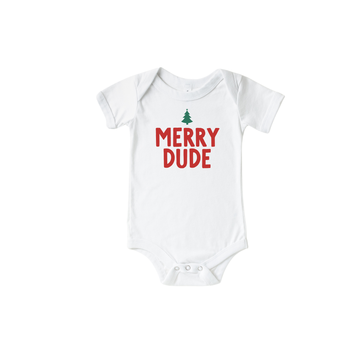 SAVED BY GRACE Merry Dude Tree Onesie (COLLECTIVE)