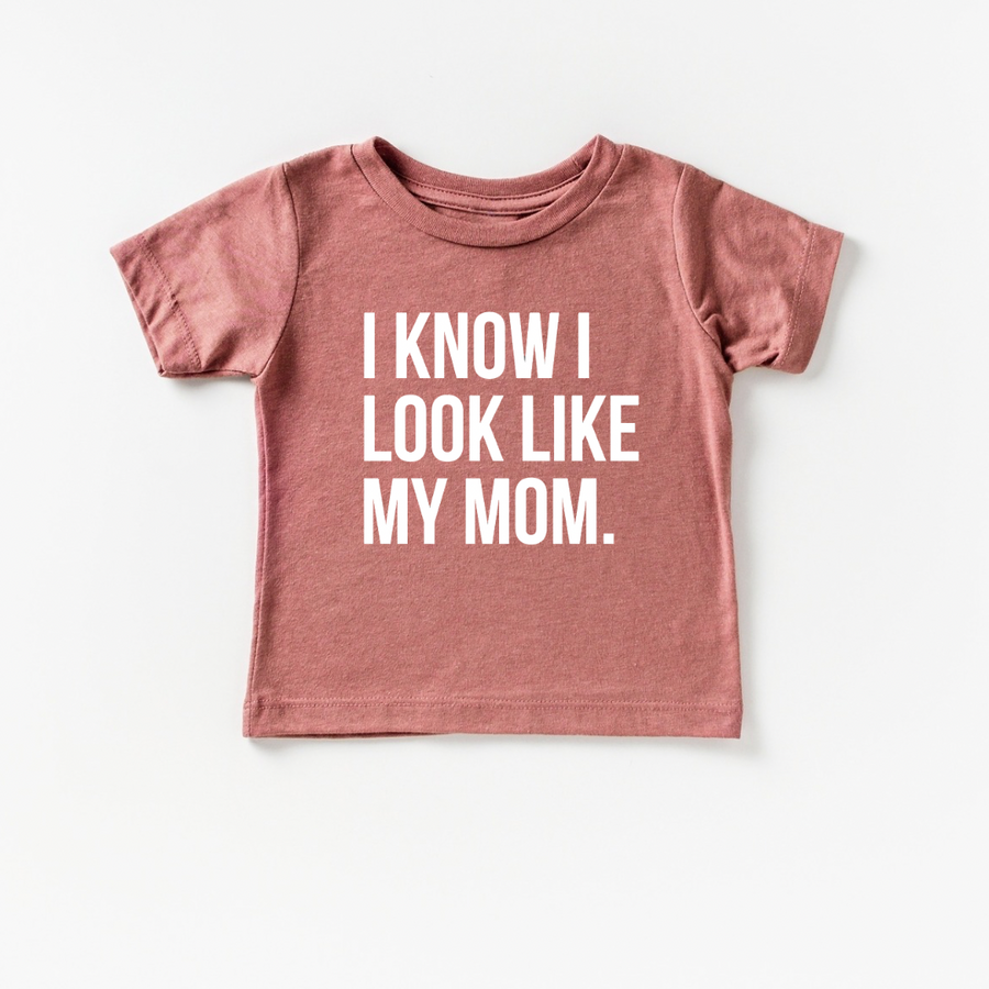 SAVED BY GRACE I know I look like my mom KIDS TEE (COLLECTIVE)