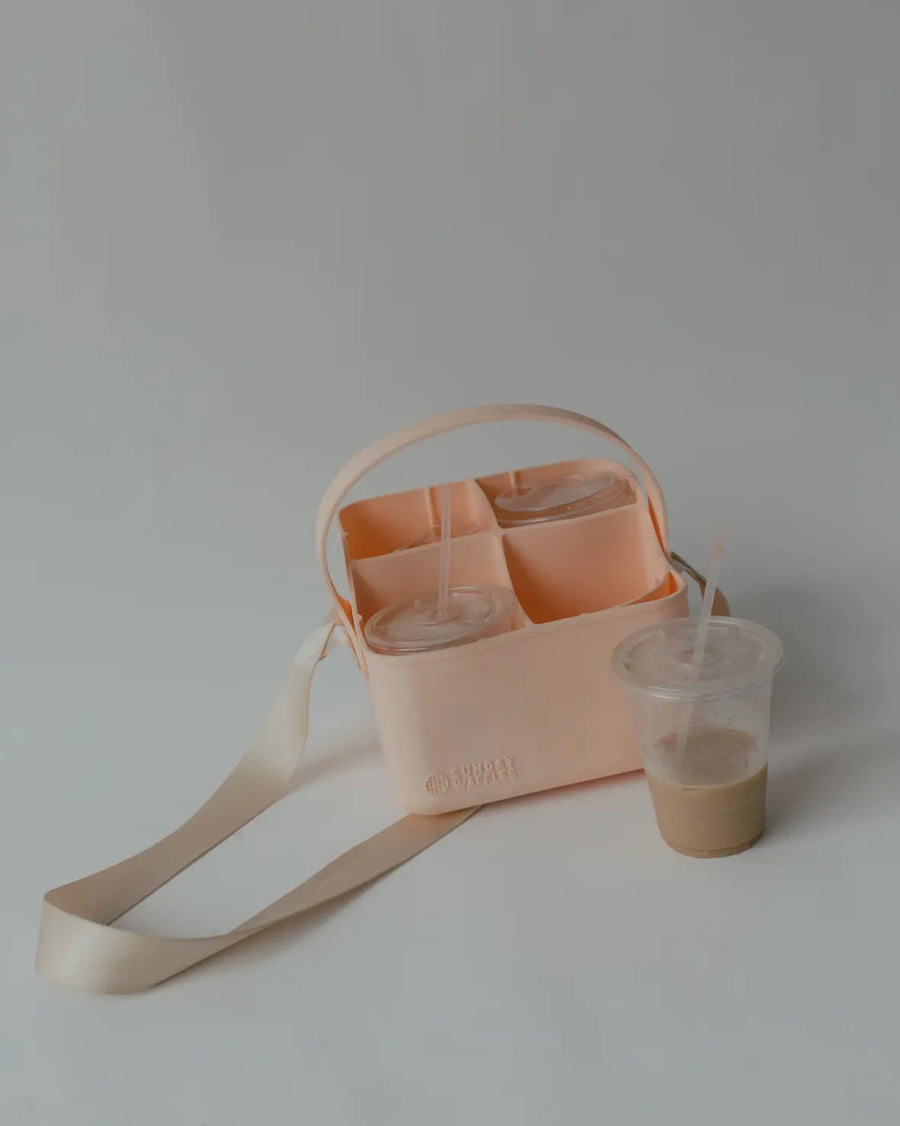 THE BEVVY TOTE DRINK CARRIER | LATTE