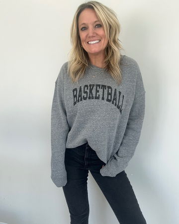 THE OC BASKETBALL SWEATSHIRT | DARK GREY