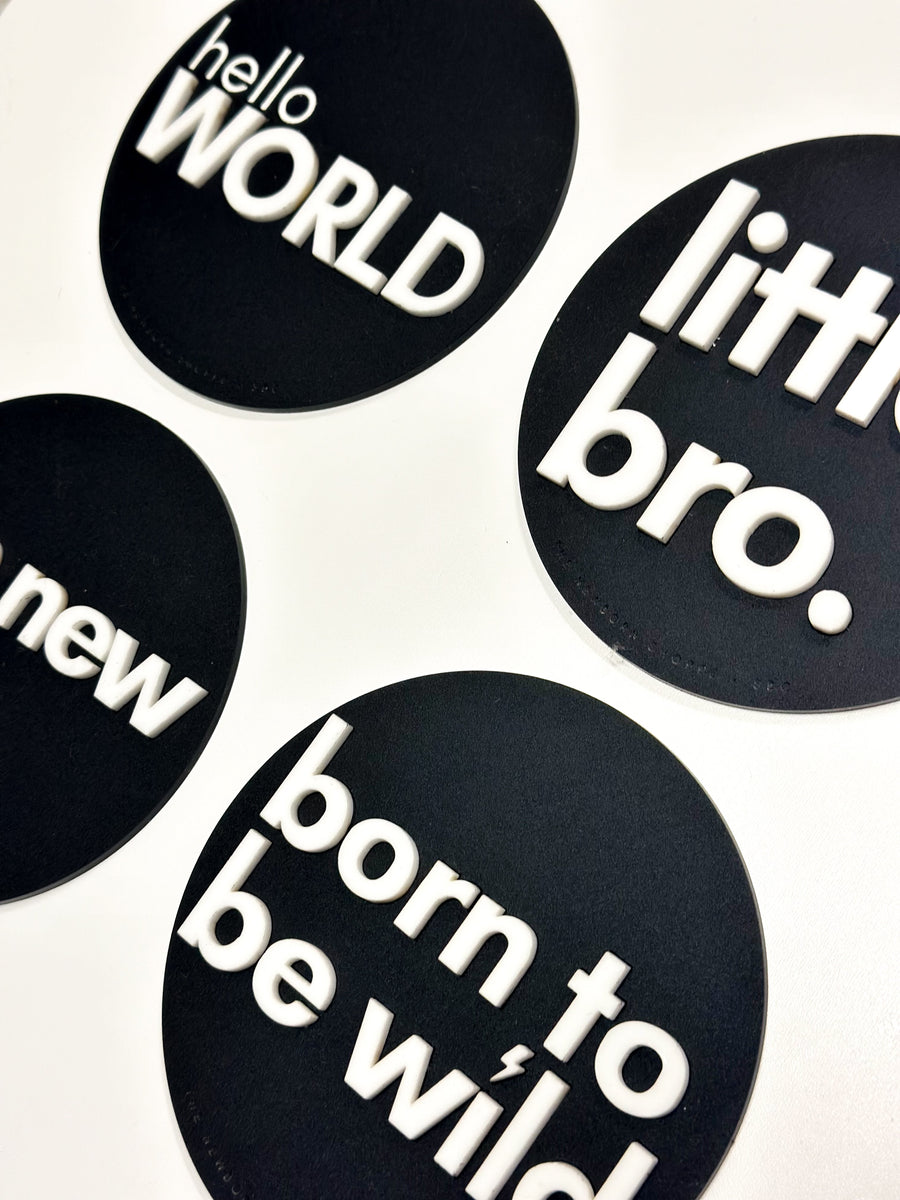 SHORE BABY Hello World + I’m New Here — Double Sided Sign (COLLECTIVE)
