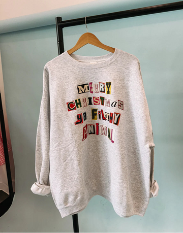 (PRE-ORDER) E+E FILTHY ANIMAL WOMEN'S CHRISTMAS SWEATSHIRT