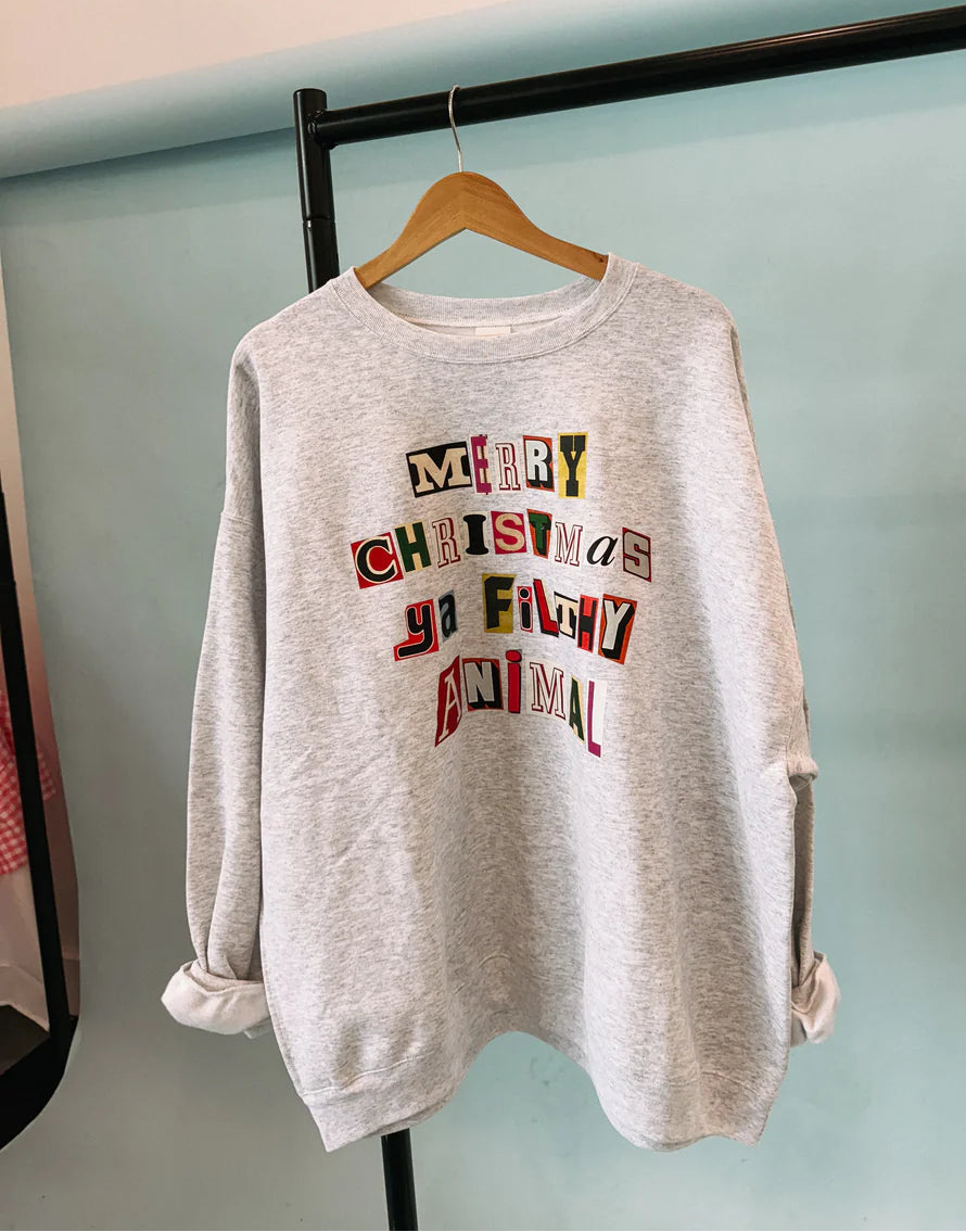 (PRE-ORDER) E+E FILTHY ANIMAL WOMEN'S CHRISTMAS SWEATSHIRT