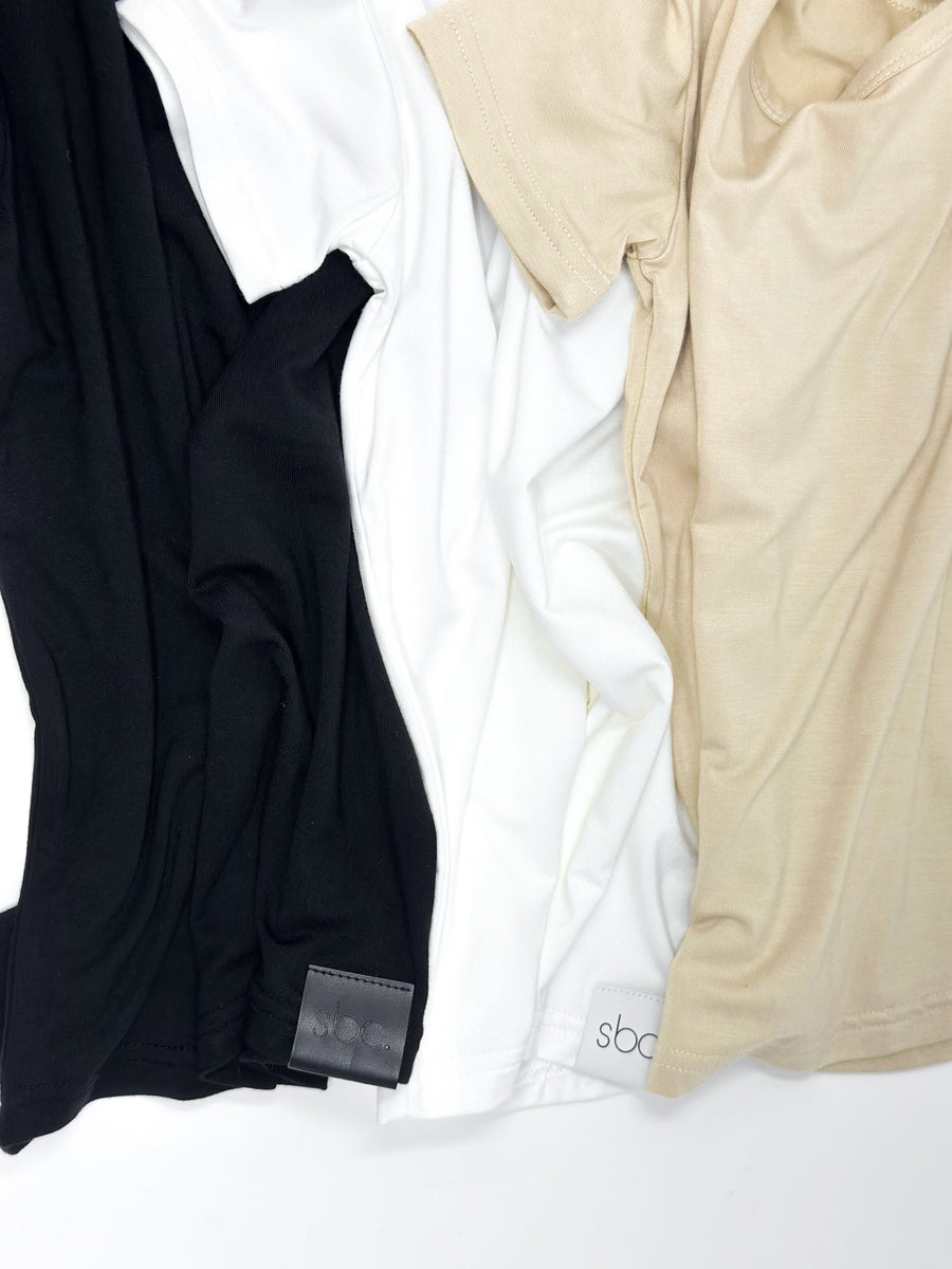 SHORE BABY Everyday Bamboo Tees (3 Pack) - Bamboo Neutrals (COLLECTIVE)