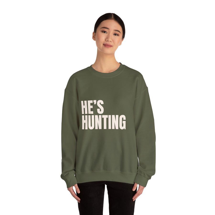 HE'S HUNTING CREWNECK SWEATSHIRT | VARIOUS COLORS