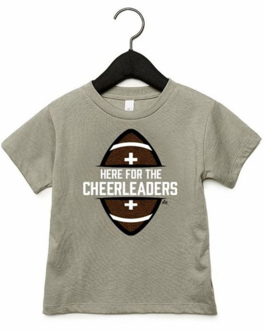 LEDGER HERE FOR THE CHEERLEADERS KIDS GRAPHIC TEE