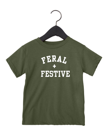 Feral + Festive Kids Tee