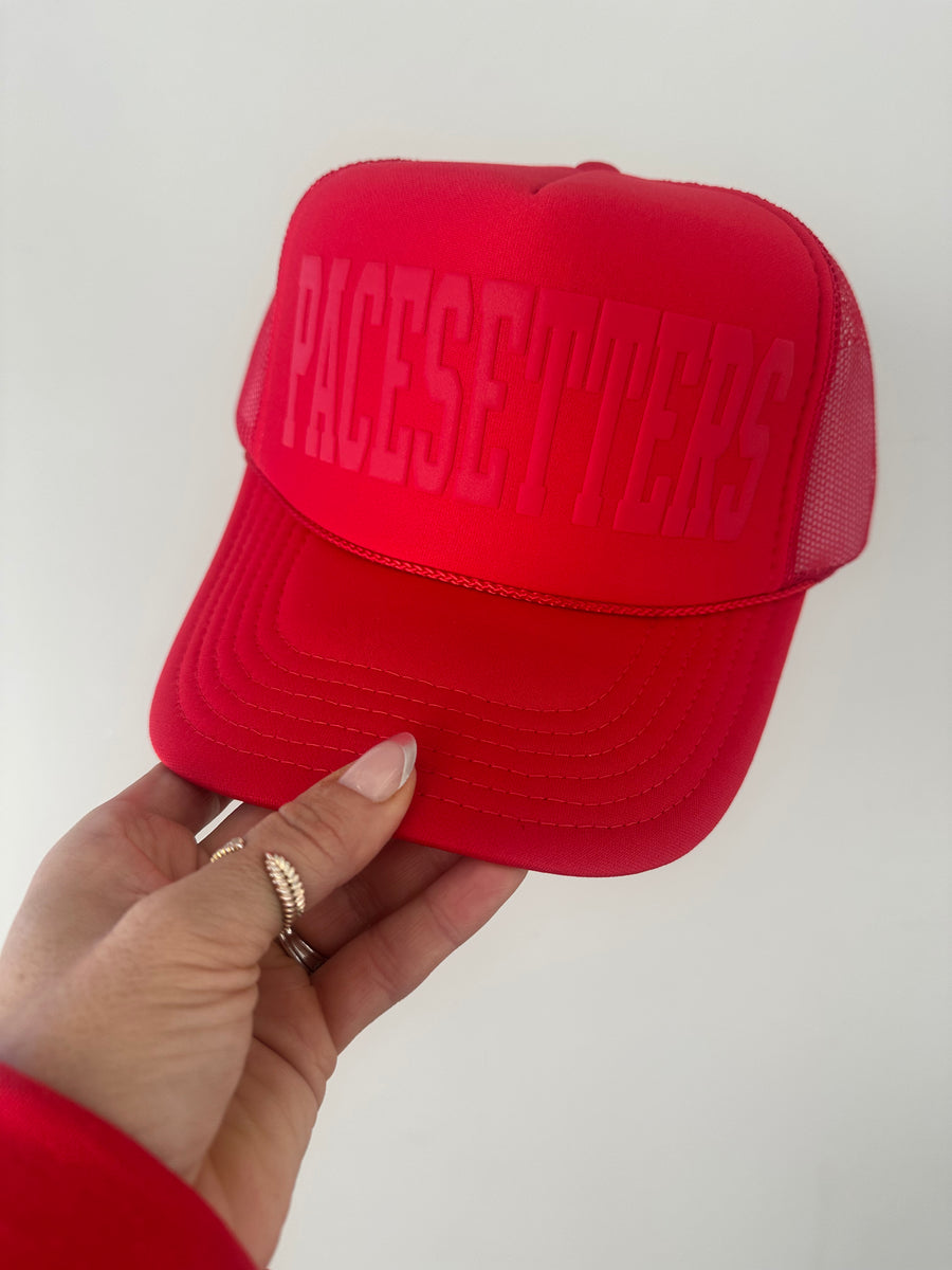 PACESETTERS PUFF TRUCKER HAT | RED