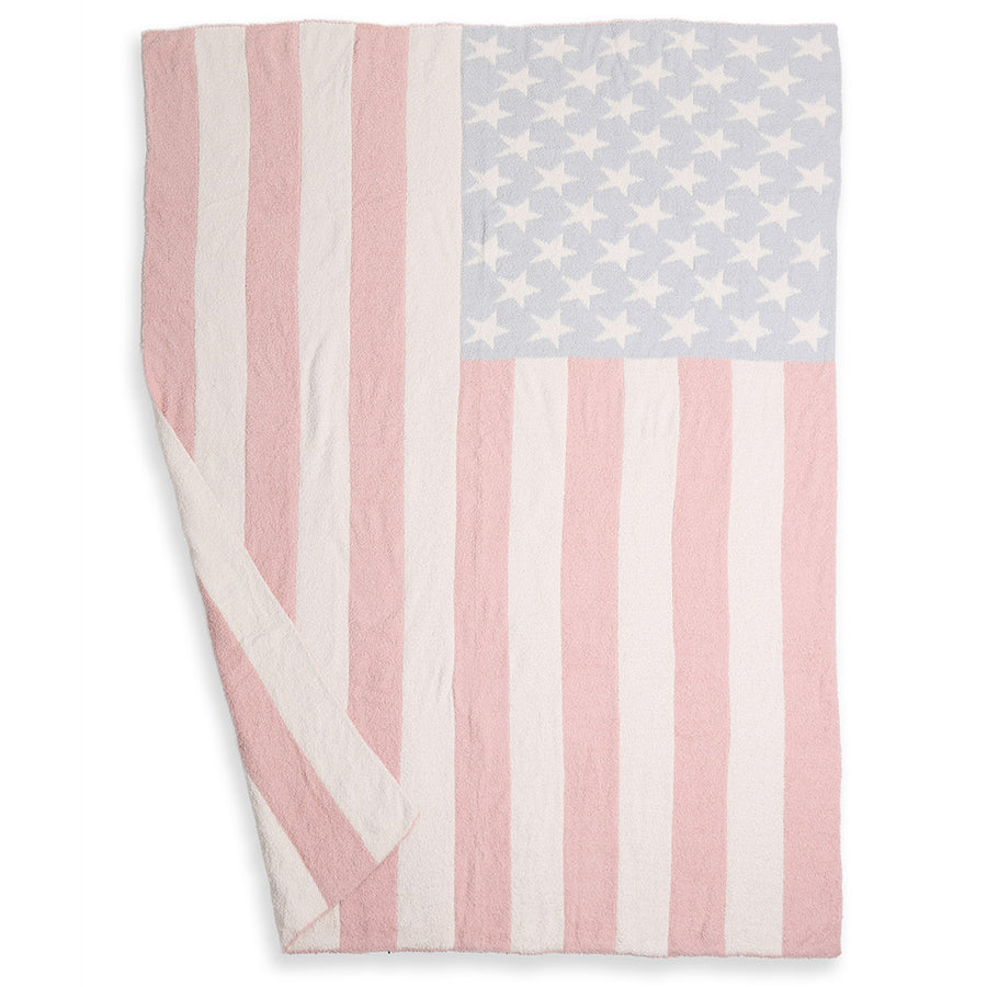 VINTAGE FLAG PLUSH BLANKET