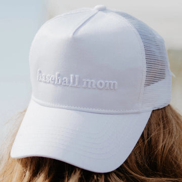 EMBROIDERED BASEBALL MOM HAT