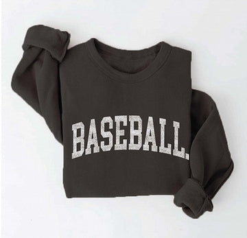 THE OC BASEBALL WOMEN'S SWEATSHIRT | BLACK