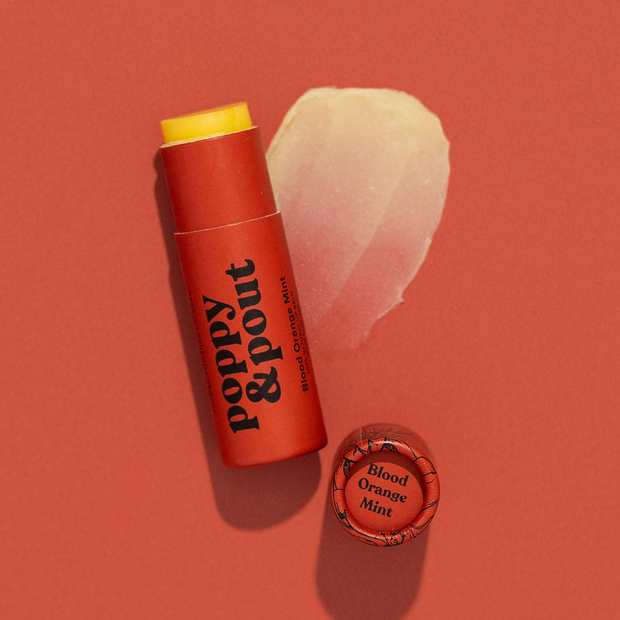 POPPY AND POUT LIP BALM | BLOOD ORANGE MINT