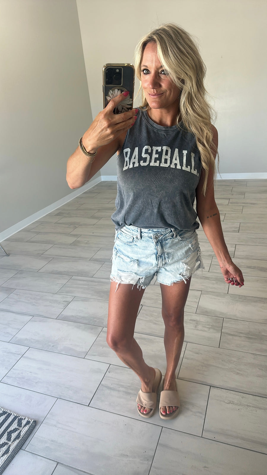 THE OC MINERAL BASEBALL TANK | MINERAL WASH GREY