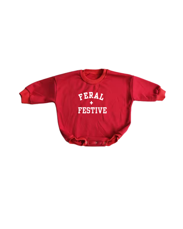Feral + Festive Bubble Romper