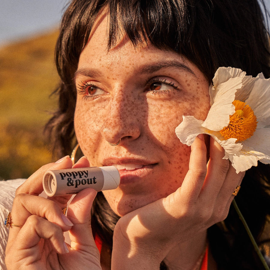 POPPY AND POUT LIP BALM | ISLAND COCONUT