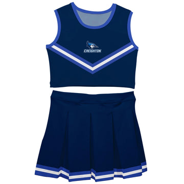 (PRE-ORDER) NCAA SLEEVELESS GIRLS CHEERLEADER SET | NEBRASKA, IOWA, IOWA STATE, CREIGHTON