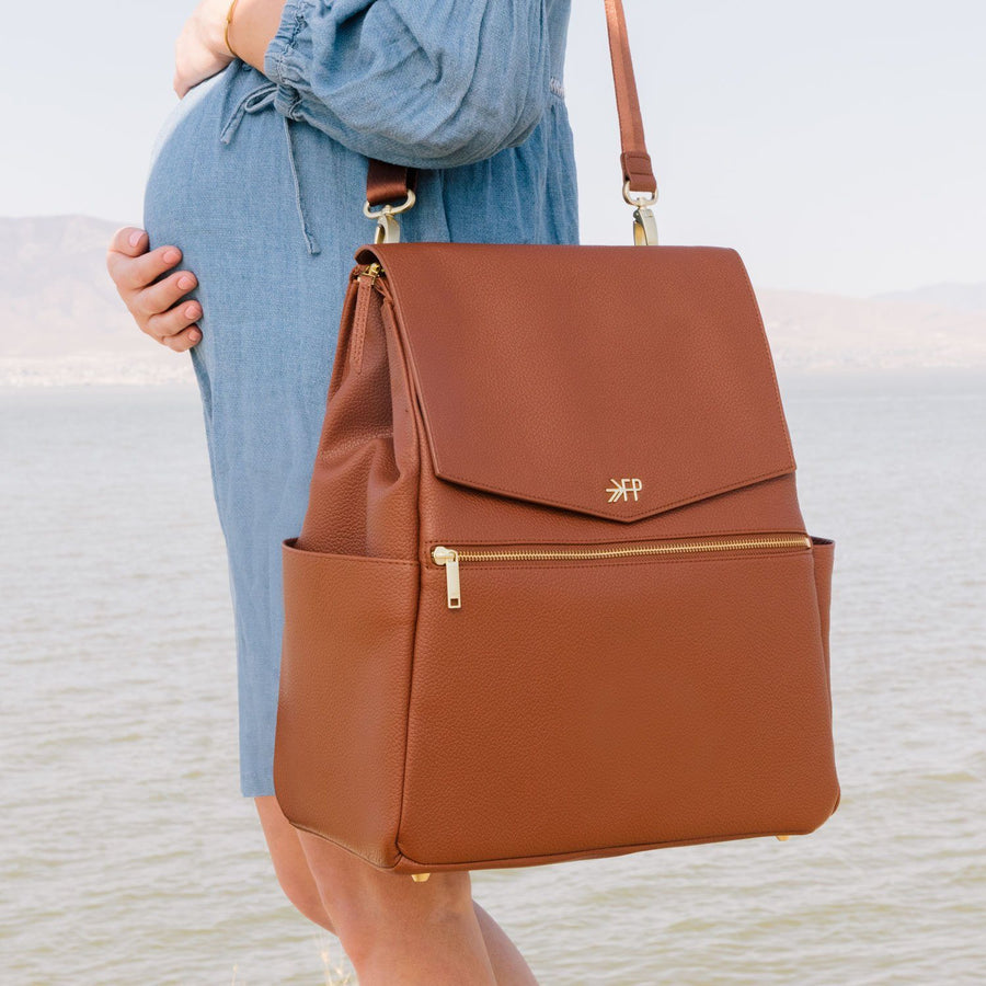 FRESHLY PICKED Cognac Classic Diaper Bag II (COLLECTIVE)