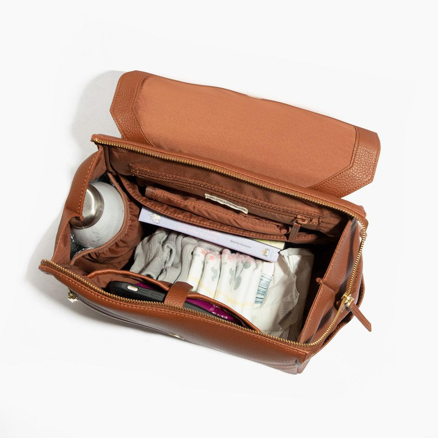 FRESHLY PICKED Cognac Classic Diaper Bag II (COLLECTIVE)