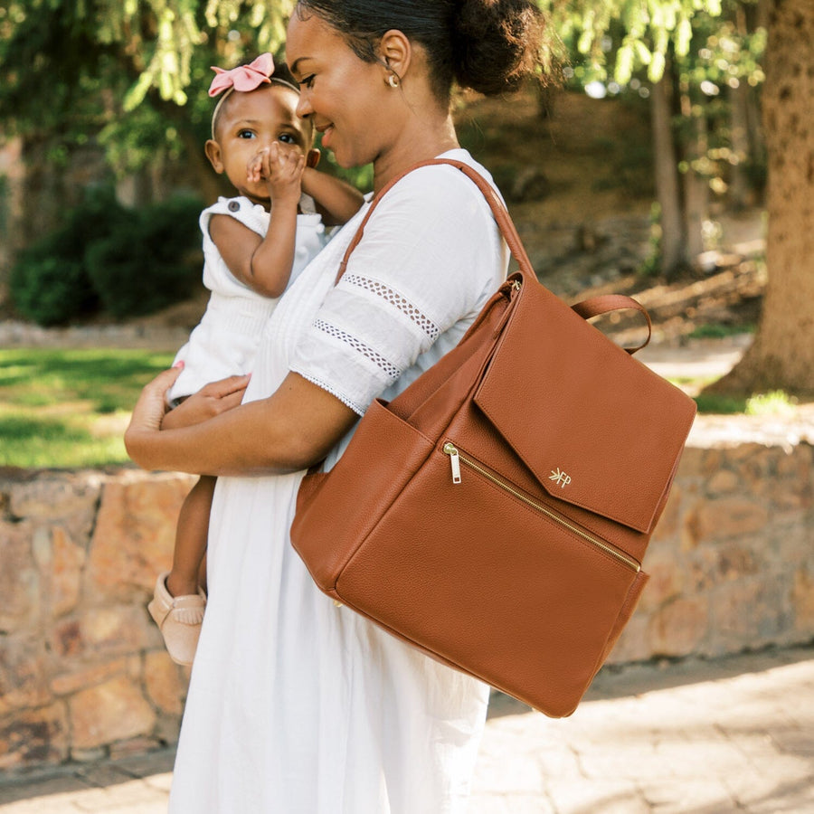 FRESHLY PICKED Cognac Classic Diaper Bag II (COLLECTIVE)