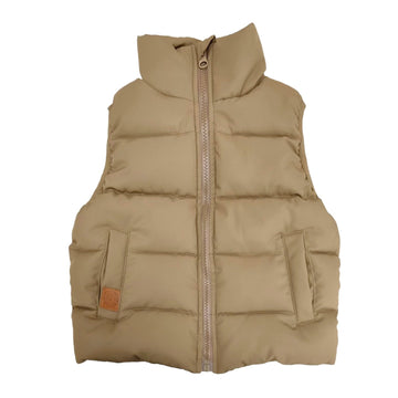 SHORE BABY Summit Puffer Vest — Caramel (COLLECTIVE)