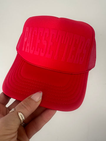 PACESETTERS PUFF TRUCKER HAT | RED