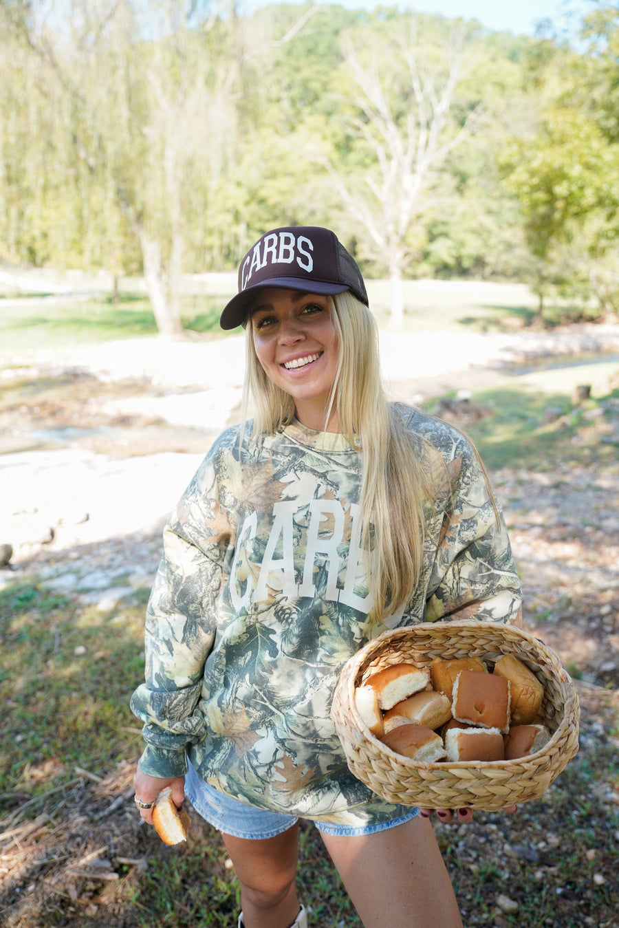 Carbs - Brown Foam Trucker Hat