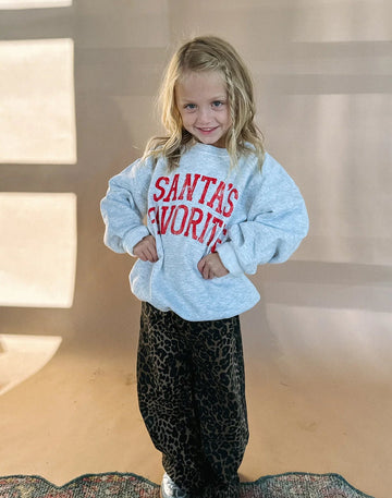 (PRE-ORDER) E+E SANTA'S FAVORITE YOUTH CHRISTMAS SWEATSHIRT