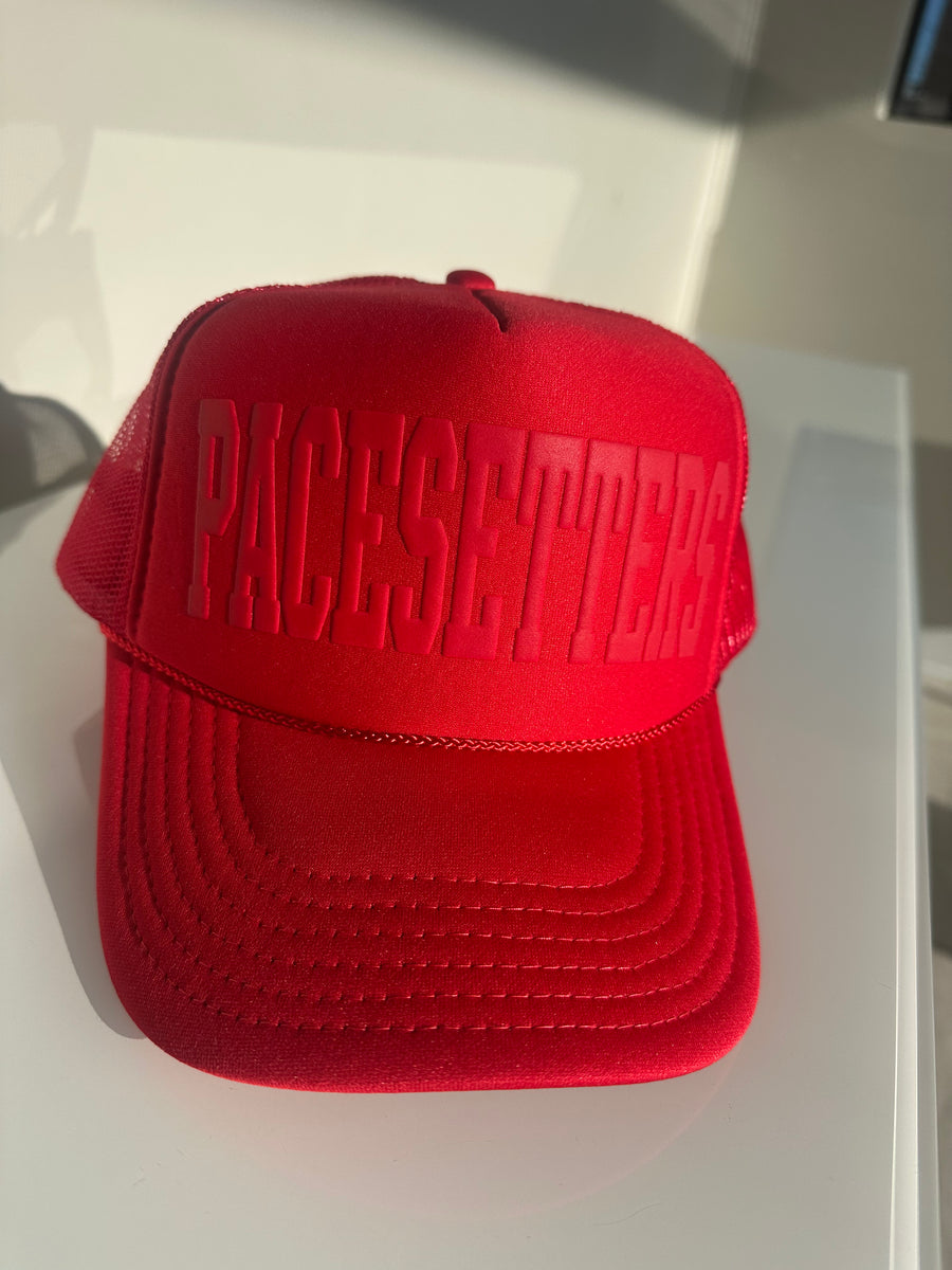 PACESETTERS PUFF TRUCKER HAT | RED