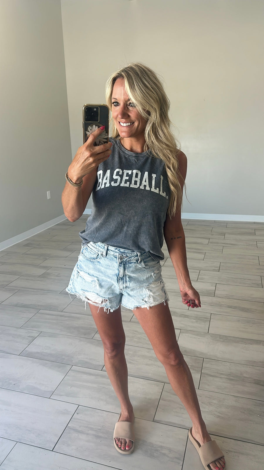 THE OC MINERAL BASEBALL TANK | MINERAL WASH GREY