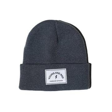 YOUNG + RAD CLASSIC BEANIE // STEEL BLUEM (COLLECTIVE)