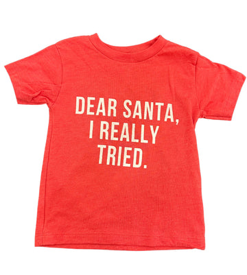 DEAR SANTA TEE | RED