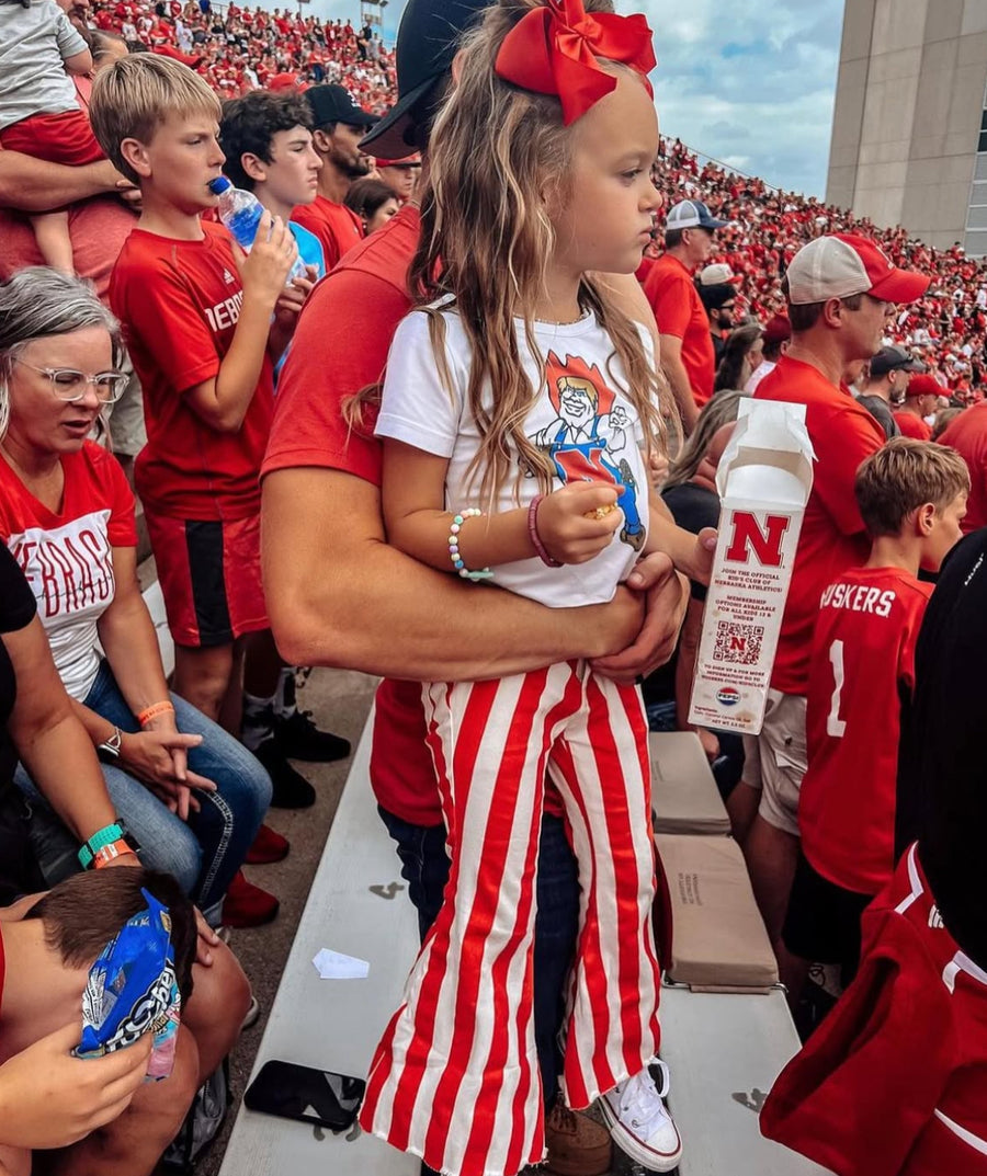 (PRE-ORDER) ALEXA BELL BOTTOM DENIM JEANS | VARIOUS TEAM COLORS