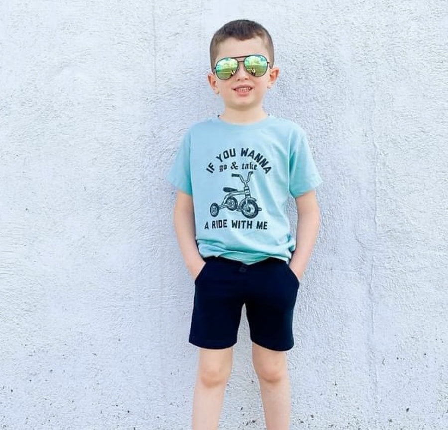 LEDGER RIDE WITH ME TEE | YOUTH + TODDLER