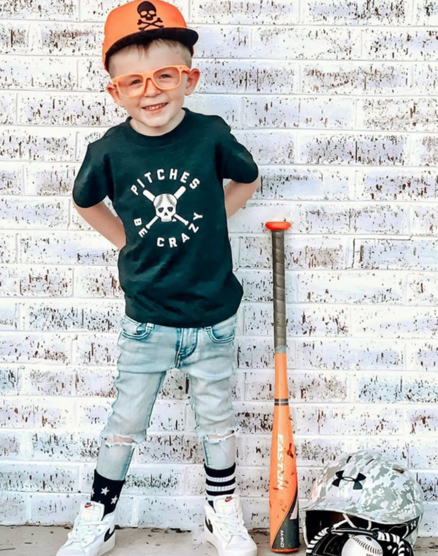 LEDGER PITCHES BE CRAZY TEE | YOUTH + TODDLER