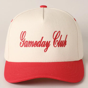 GAME DAY CLUB CAP | RED