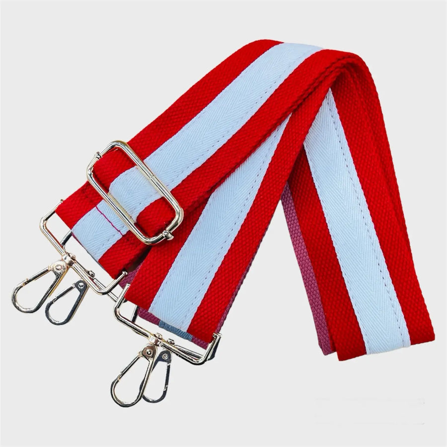 GAME DAY PURSE STRAP | RED/WHITE