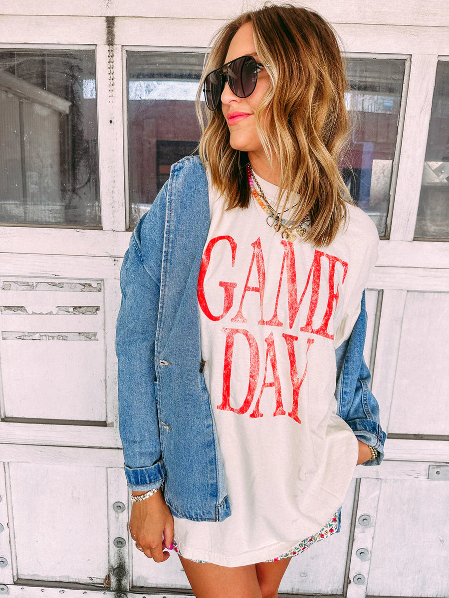 E+E GAMEDAY GRAPHIC TEE | RED