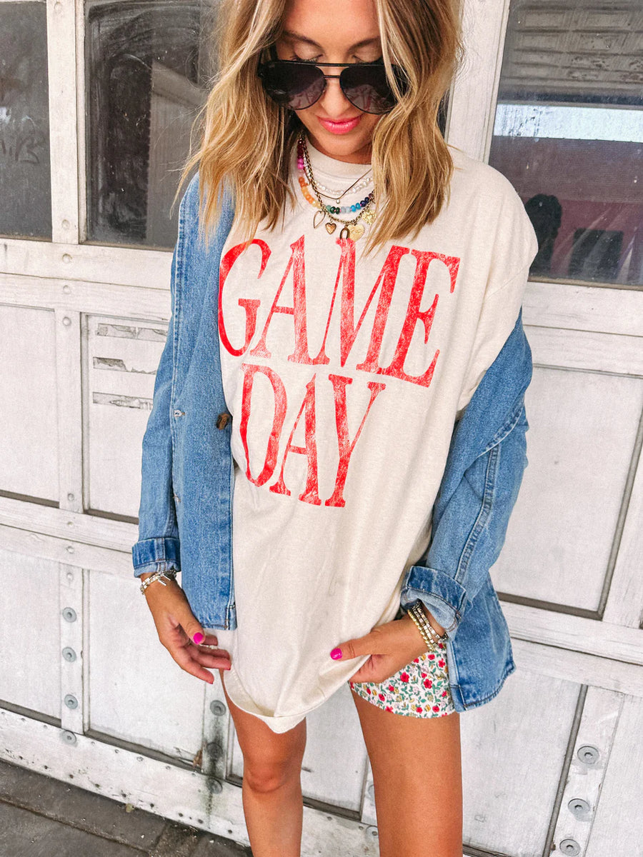 E+E GAMEDAY GRAPHIC TEE | RED