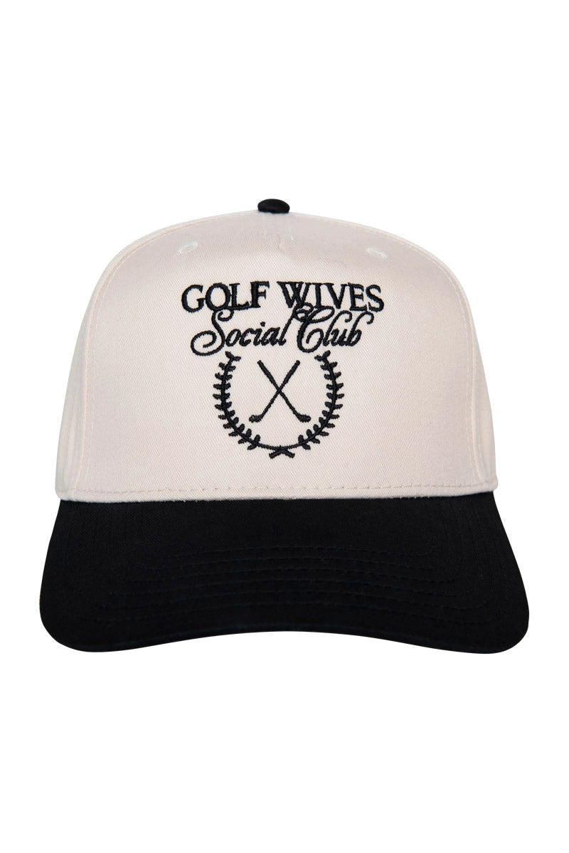 GOLF WIVES SOCIAL CLUB HAT | BLACK