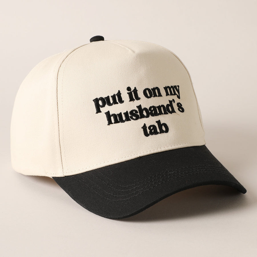 PUT IT ON MY HUSBAND'S TAB HAT | BLACK