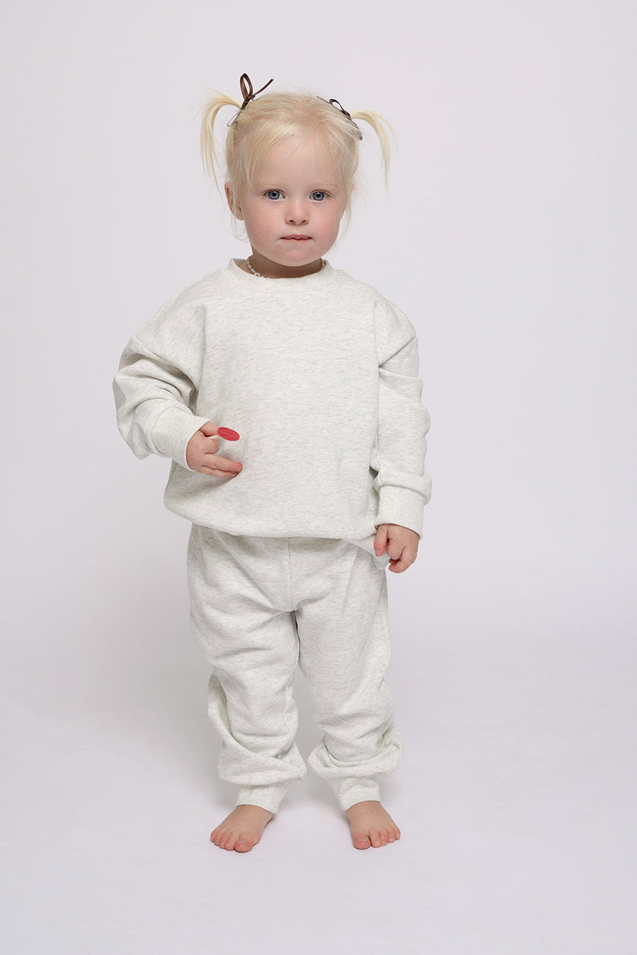Child Sweat Set | Heather Grey