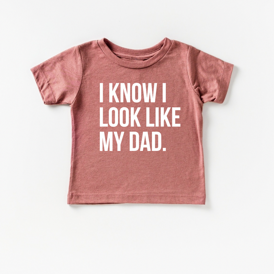 SAVED BY GRACE I know I look like my dad KIDS TEE (COLLECTIVE)