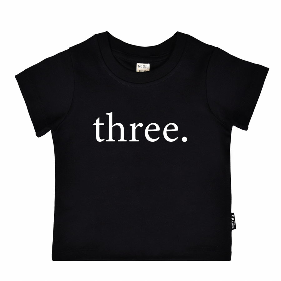 SAVED BY GRACE Three. - Birthday Tee (COLLECTIVE)