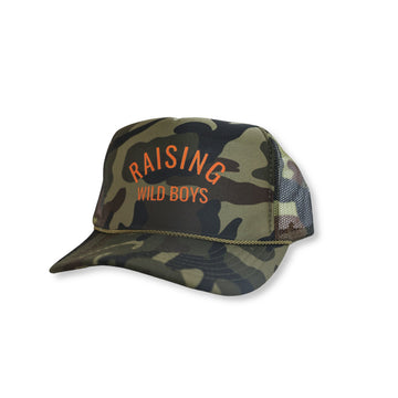 YOUNG + RAD RAISING WILD BOYS TRUCKER HAT (COLLECTIVE)