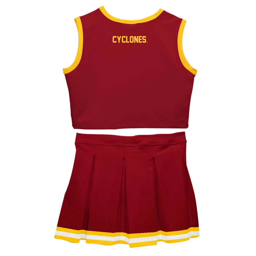 (PRE-ORDER) NCAA SLEEVELESS GIRLS CHEERLEADER SET | NEBRASKA, IOWA, IOWA STATE, CREIGHTON