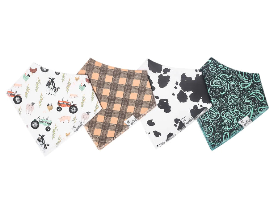 COPPER PEARL BANDANA BIB  SET |  JO