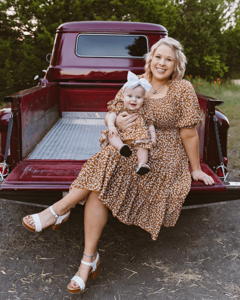 BAILEY'S BLOSSOMS Katherine Dress - Russet Floral (COLLECTIVE)