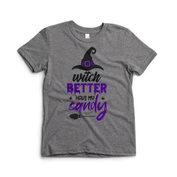 LEDGER WITCH BETTER HAVE MY CANDY HALLOWEEN GRAPHIC TEE
