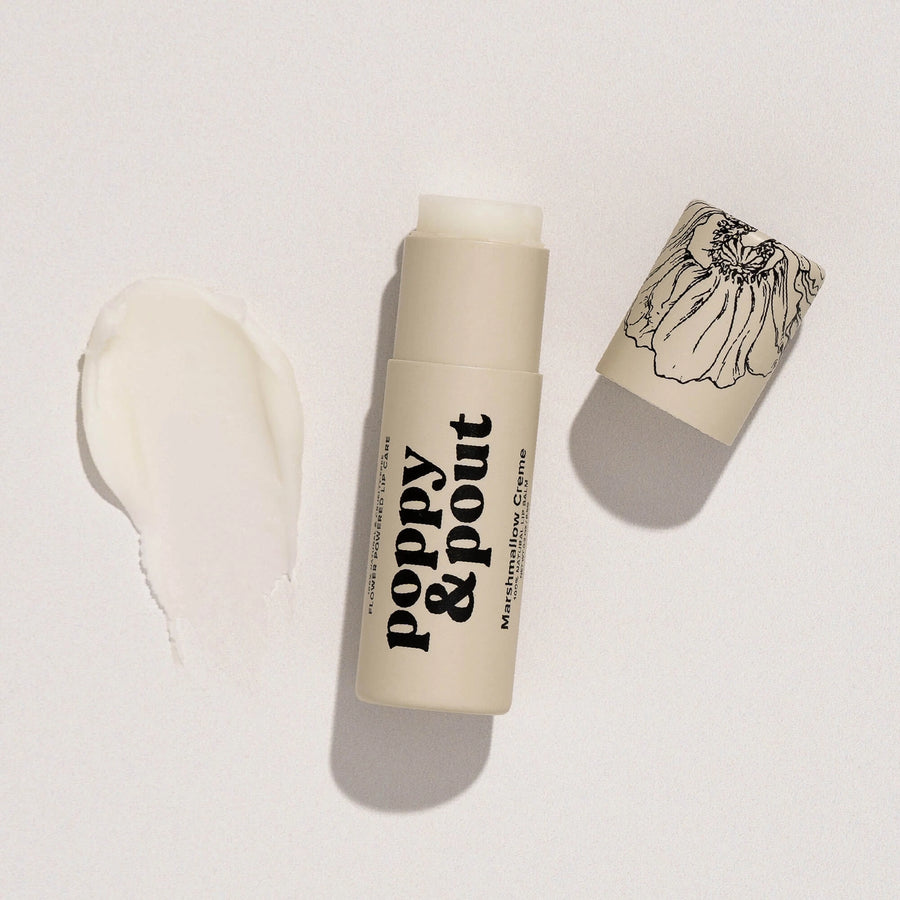 POPPY AND POUT LIP BALM | MARSHMALLOW CREME