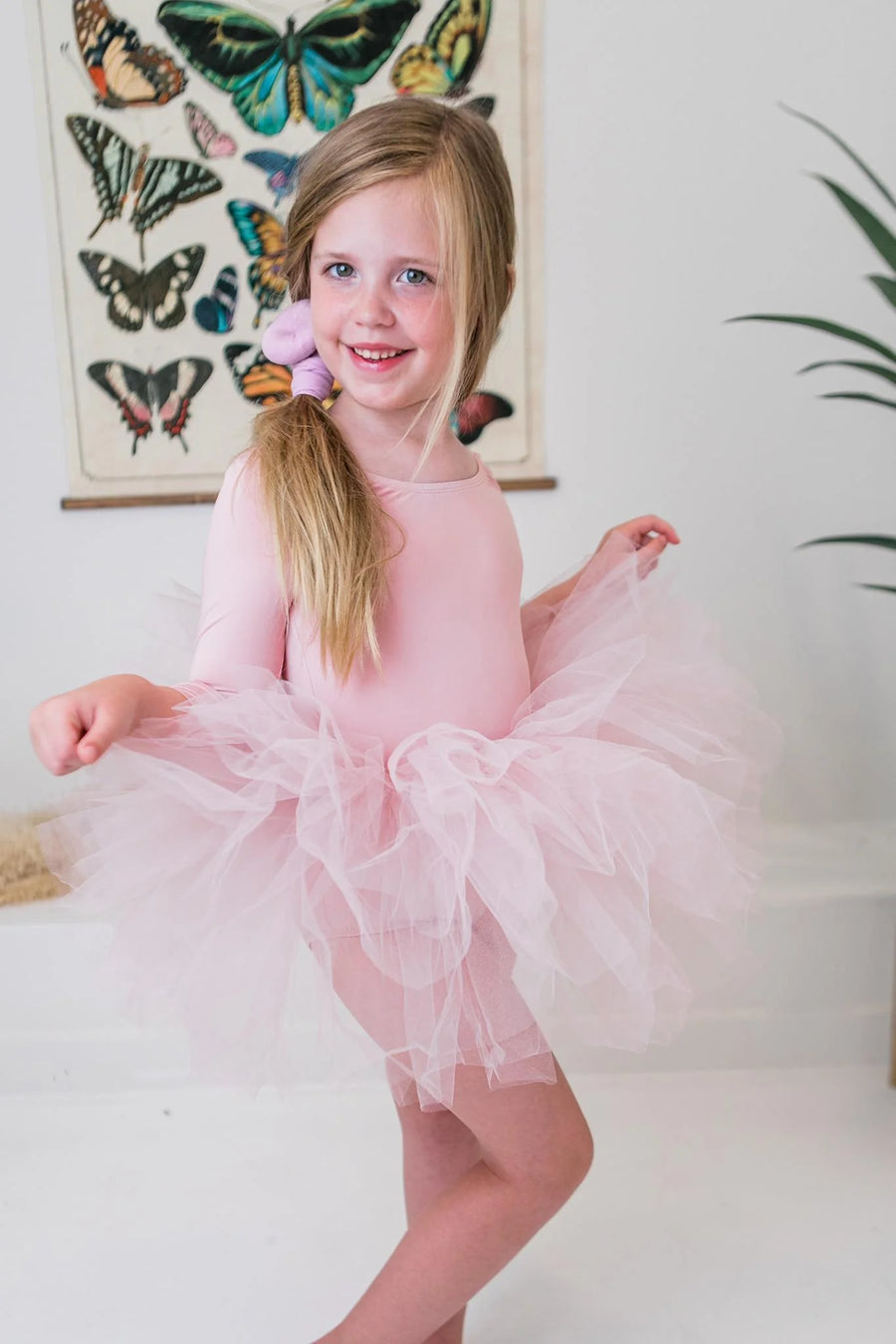 (PRE-ORDER) MILA + ROSE 3/4 SOLID TUTU LEOTARD | MULTIPLE COLORS